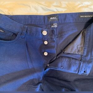 Lightly Used RVCA Men’s Weekend Stretch Pants-33x32